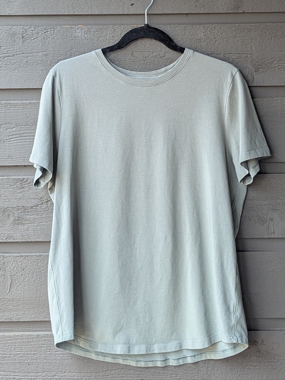 Lululemon Love Curved-Hem Crewneck T-Shirt Sage Green Size 8